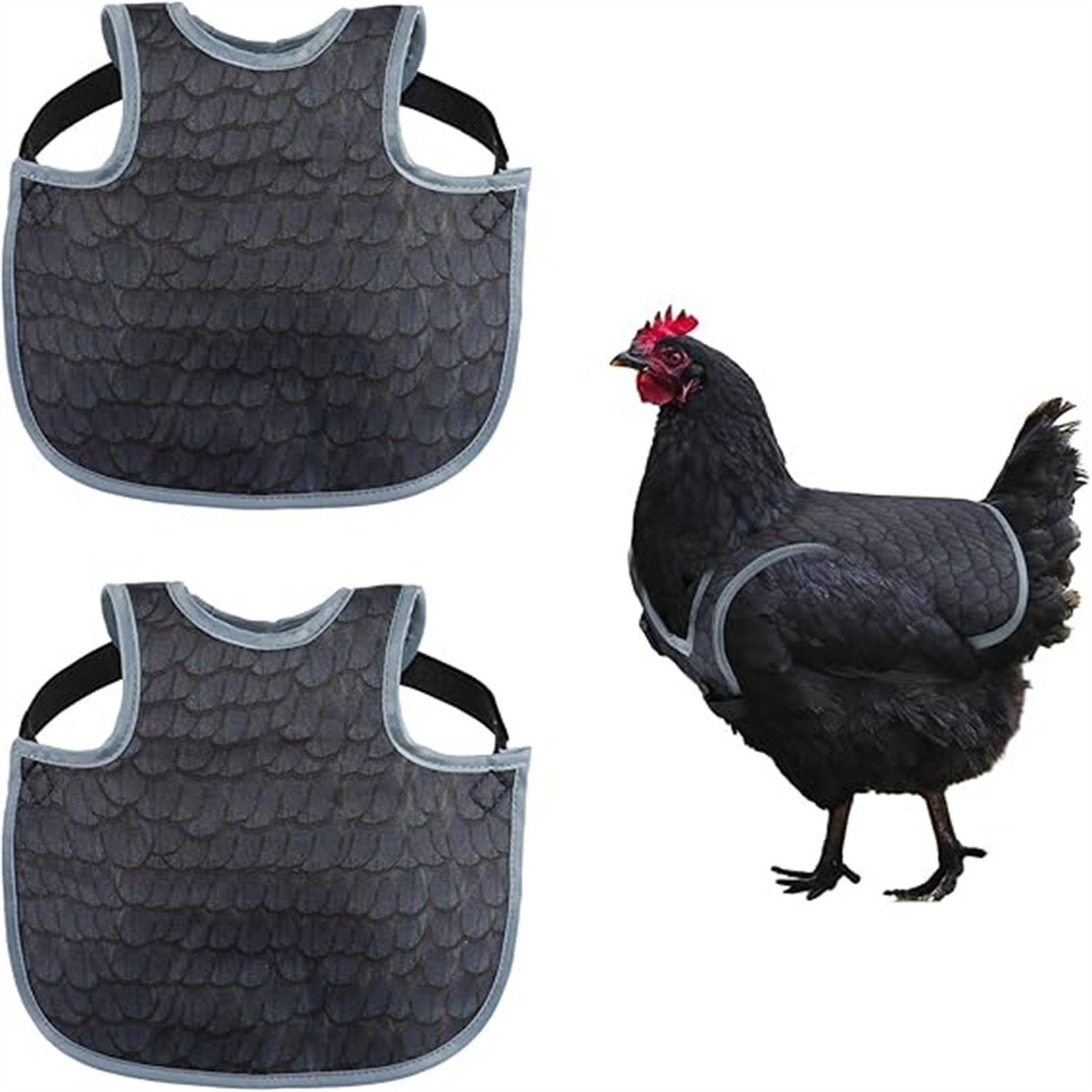 Chicken Saddle For Hens Adjustable Strap Chicken Saddle Breathable Full Coverage