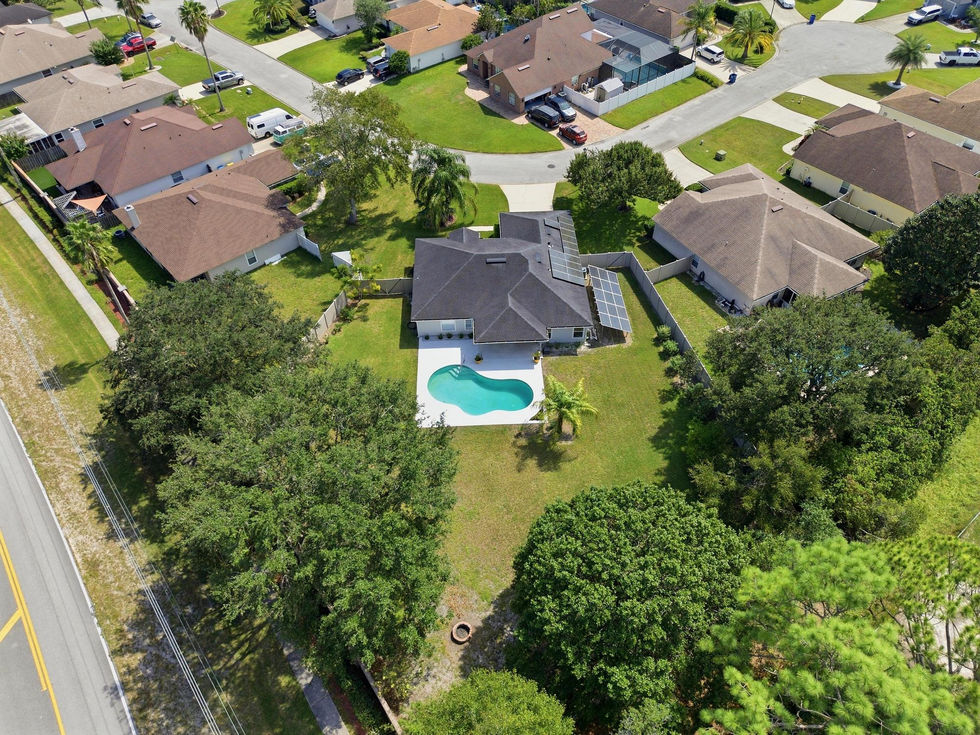 Drone view of home and lot – PhotographyByDereck, Jacksonville FL