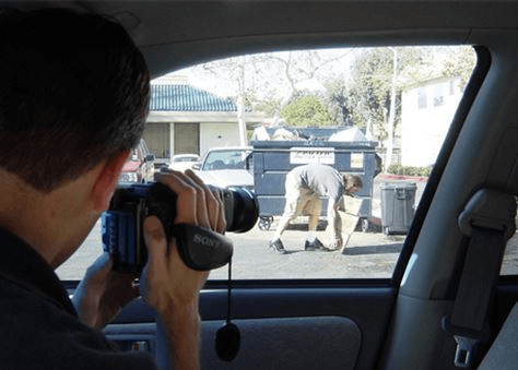 field agent on a surveillance mission