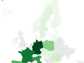 Proxeccións de poboación en 2035 en España e Europa