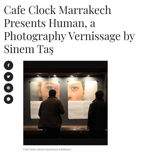 Morocco Exhibition Sinem Taş