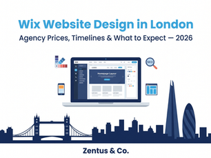 Wix website design in London — agency prices and timelines guide 2026 by Zentus Agency