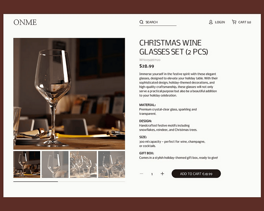 Modern e-commerce website design with optimized product pages, shopping cart, and secure checkout website by Zentus & Co.