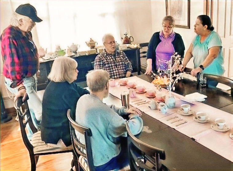 Tea Party at Leeside Manor Senior Day Care & Respite in Arlington, WA