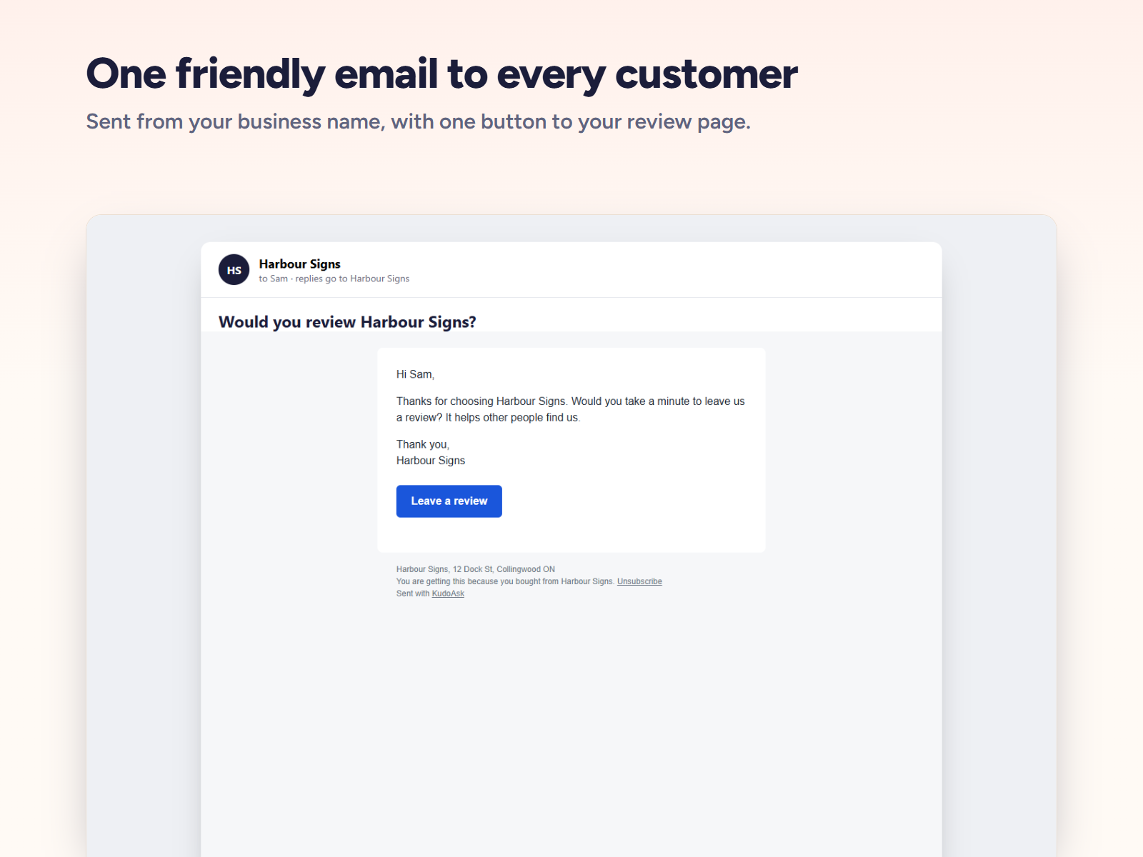 KudoAsk Review Invites screenshot 3