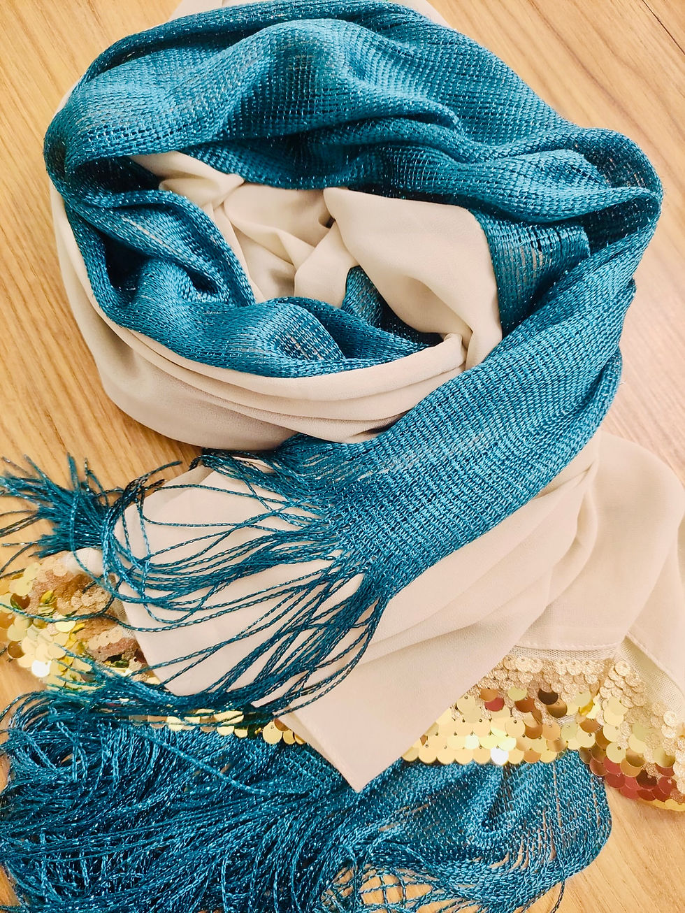 תמונה ממוזערת: דגם "נסיכה" זהב וטורקיז 