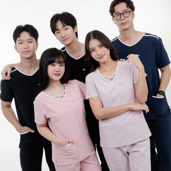 Scrub uniform for medical use