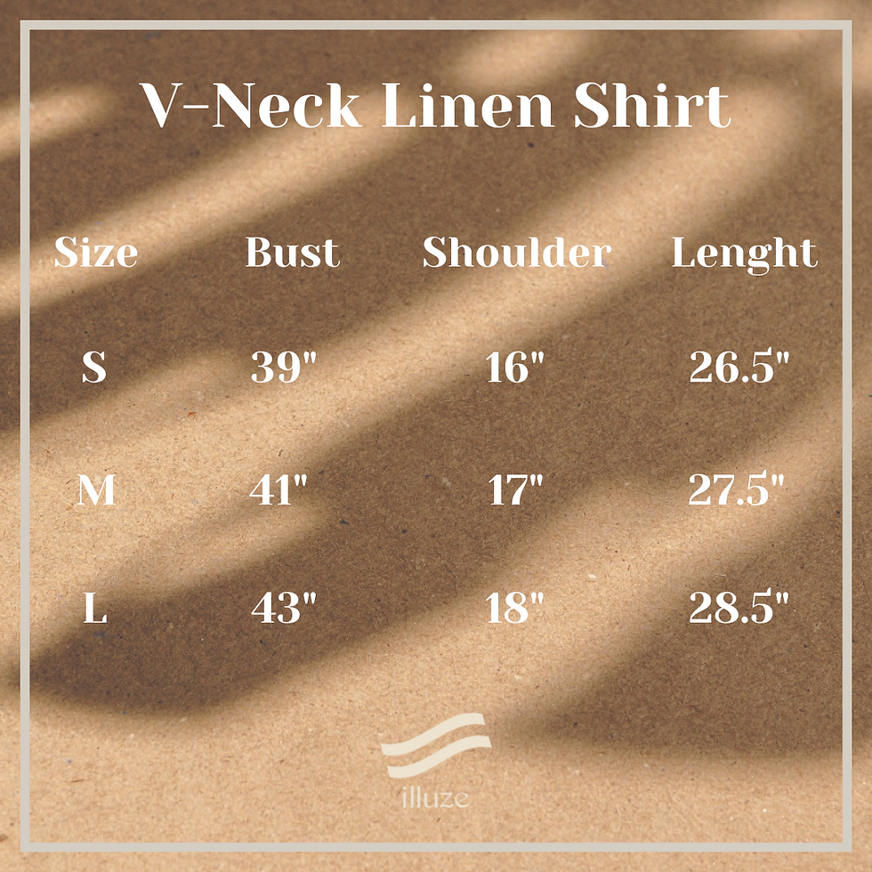 ภาพขนาดย่อ: V-Neck Linen Shirt