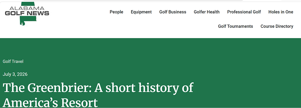 The Greenbrier: A short history of America's Resort 33.0