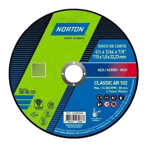 Disco de Corte AR102 Classic Fino - Norton