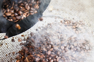 Tostado de granos de café