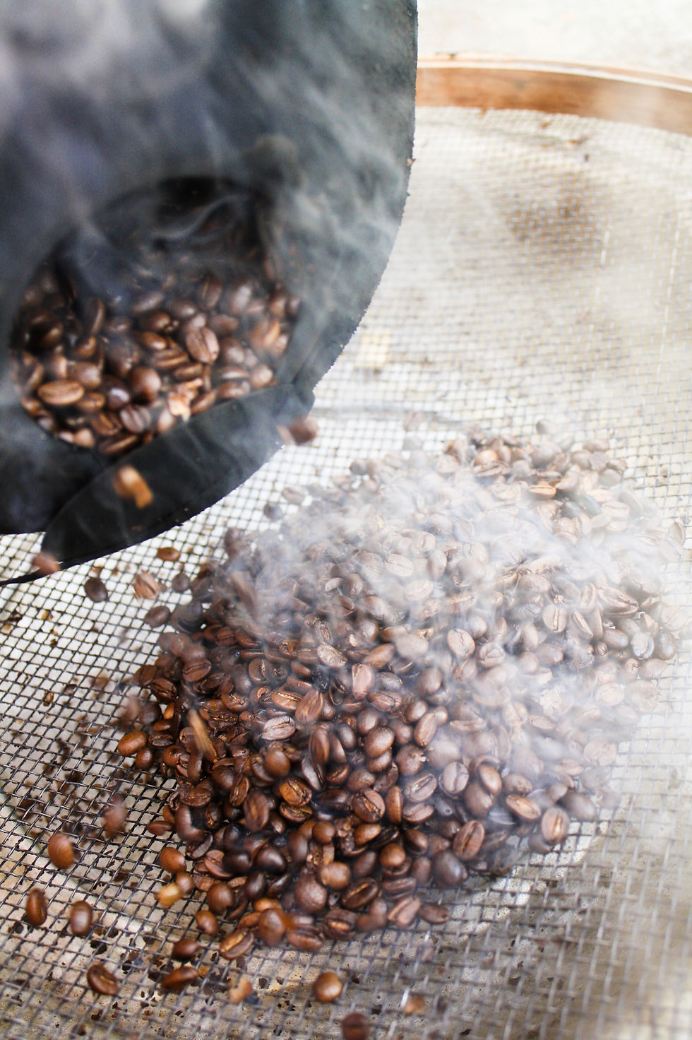 roasting coffee beans method