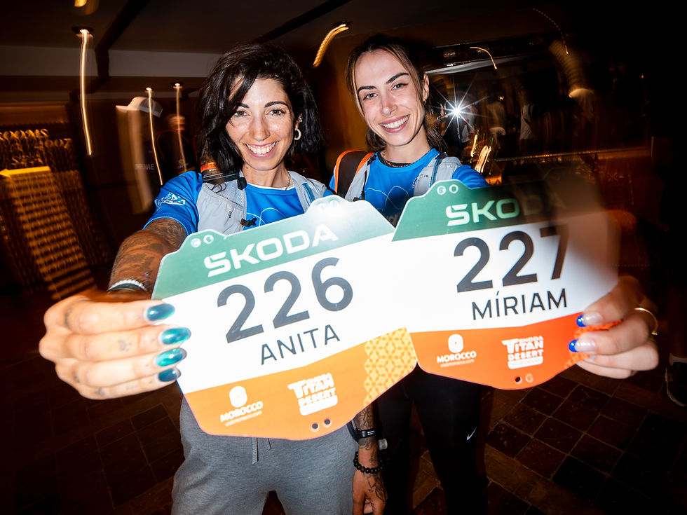 Participantes de esta edición del Equipo Cleardent recogiendo su dorsal. @aitzolbilbao