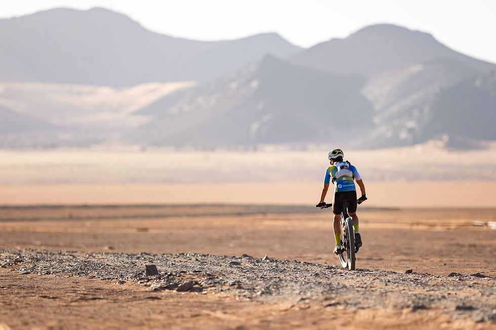 Participante durante la cuarta etapa de la Skoda Titan Desert Marruecos. @aiztolbilbao