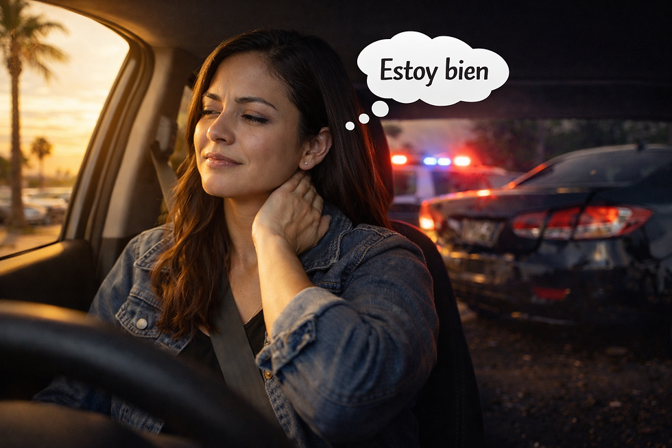¿Por Qué Los Síntomas de un Accidente Pueden Aparecer Días Después?