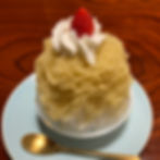 焼き芋で作るケーキみたいなかき氷