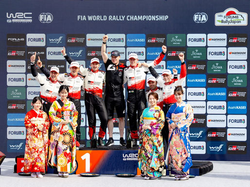 Elfyn completes hat-trick of Rally Japan wins to extend WRC lead