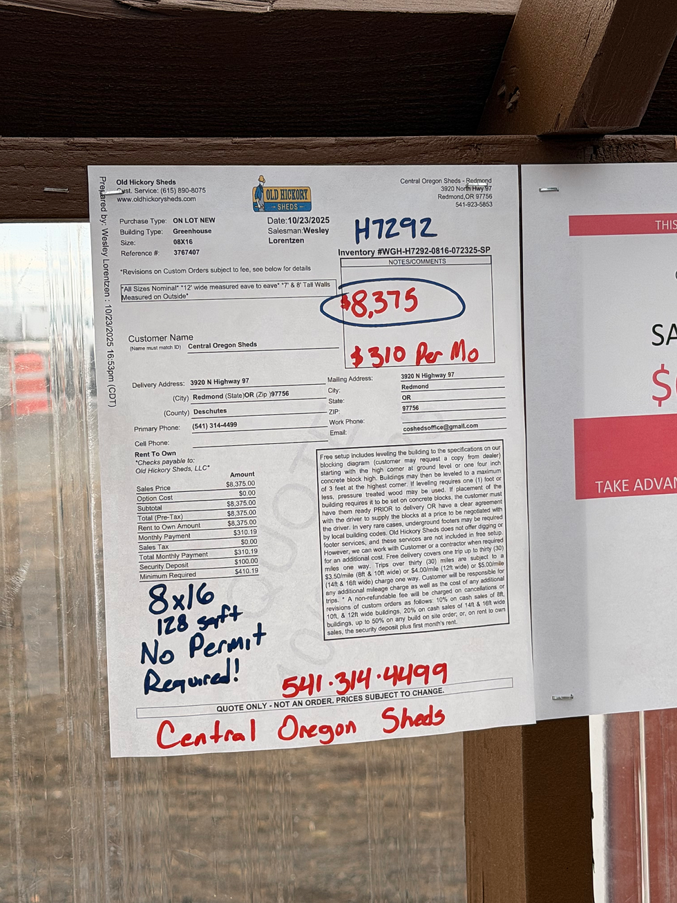 Thumbnail: 8x16 Greenhouse 