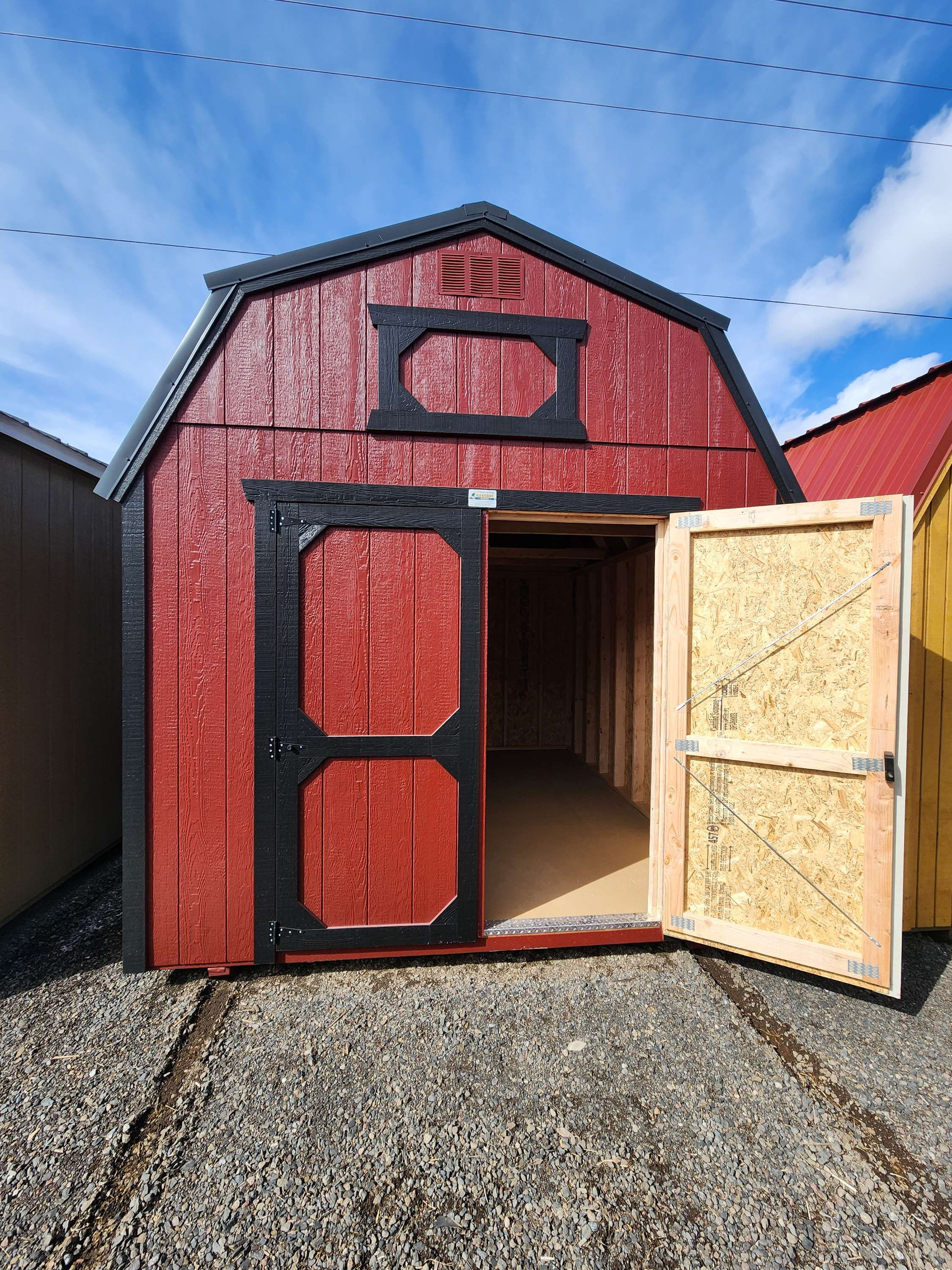 10x12 Lofted End Door