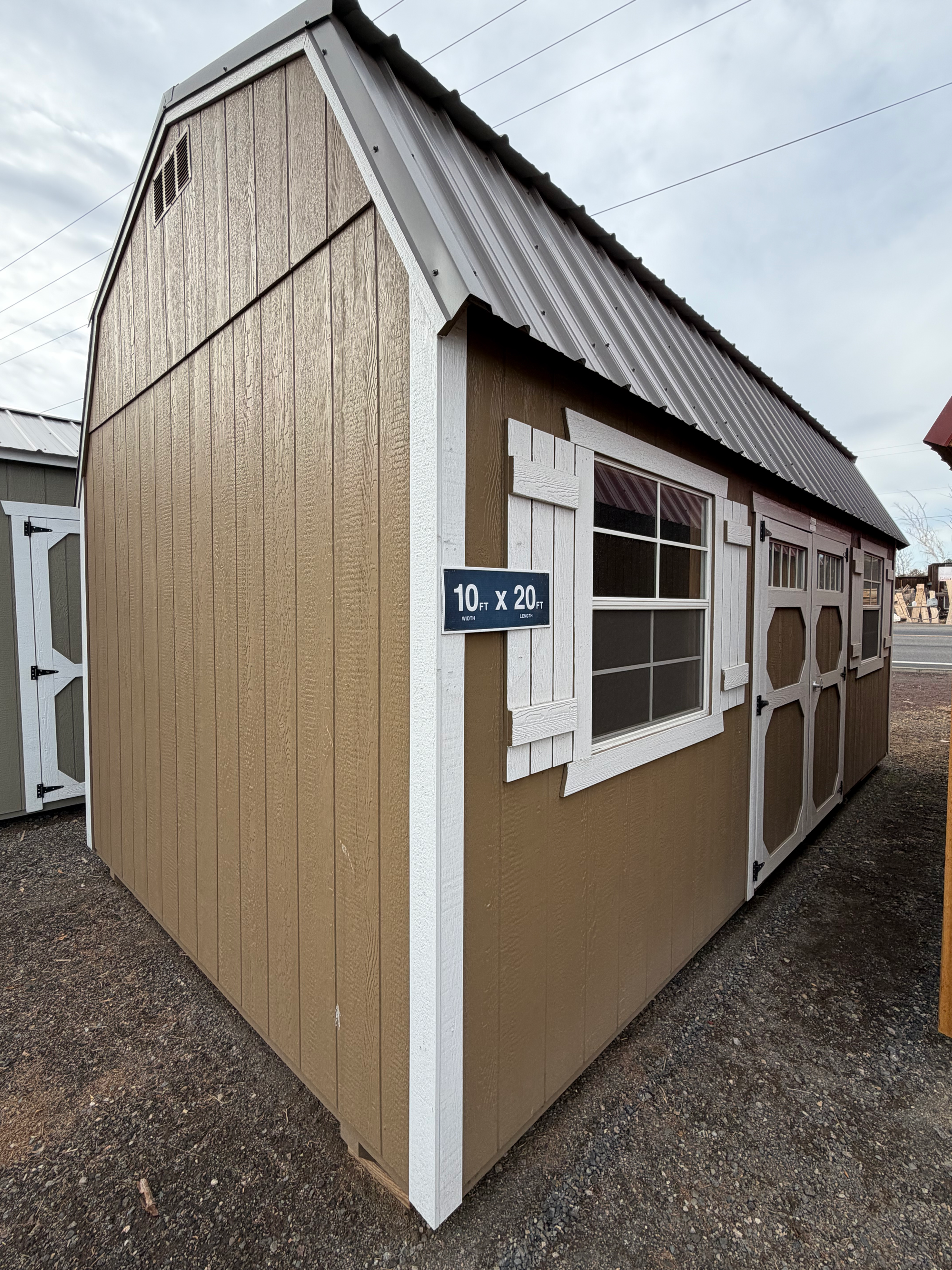 10x20 Lofted Barn Side Door