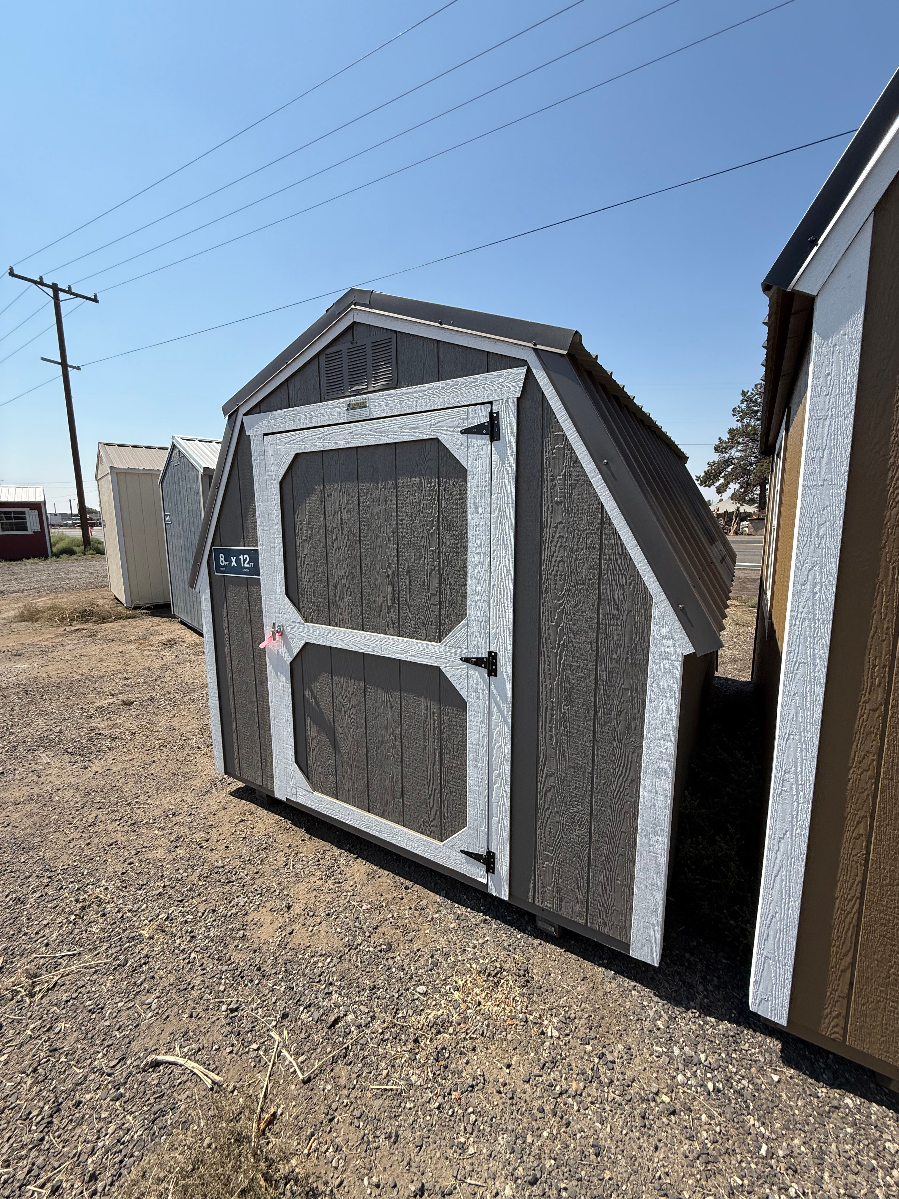 8x12 Short Wall Barn Style