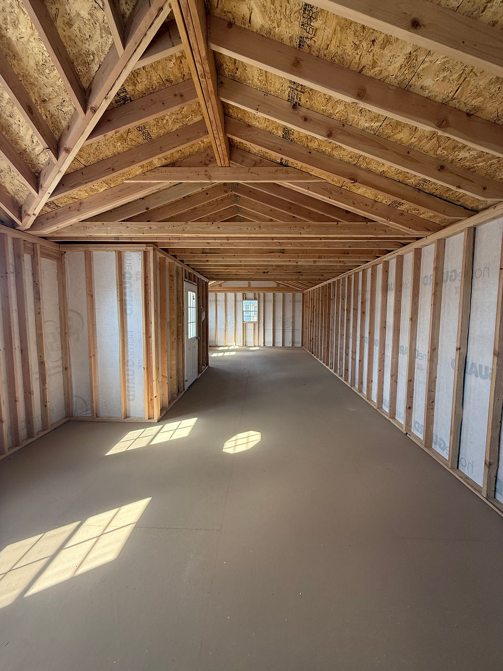 Thumbnail: 16x40 Double Dormer Utility Shed