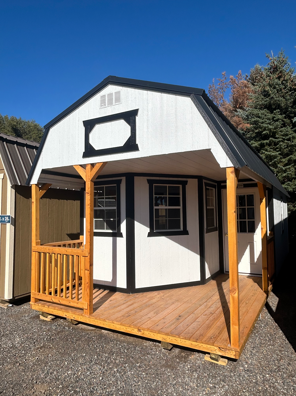 12x28 Lofted Barn Delux Playhouse