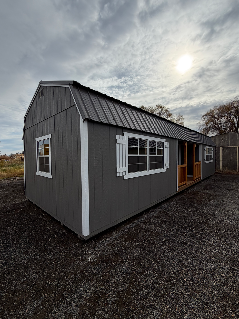 14x40 Lofted Barn Side Porch