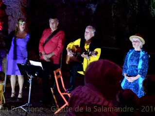 Les enfants : music and grotte ?