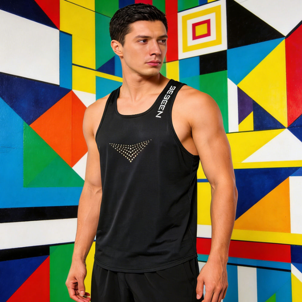New Summer Professional Marathon Running Vest for Men. Mesh Design, Breathable, 