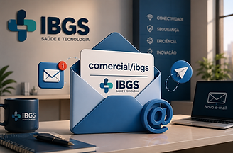 painel de acesso aos e-mail comercial do IBGS Saúde 