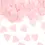 Thumbnail: Confetti Hearts 1.6x1.6cm light pink 15g Tissue-paper confetti in light pink