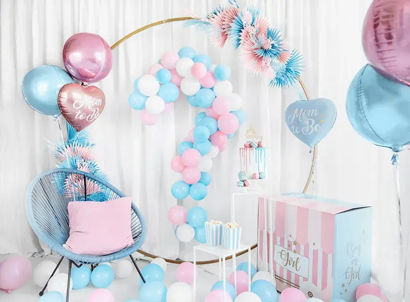 Thumbnail: Gender Reveal Balloon box - Boy or Girl, 60x40x60cm (box only)