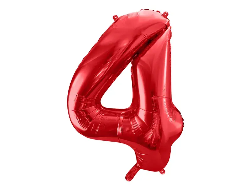 Thumbnail: Red 34” Number Foil Balloon (each)