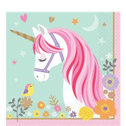Magical Unicorn Paper Luncheon Napkins - 33cm (16pk)
