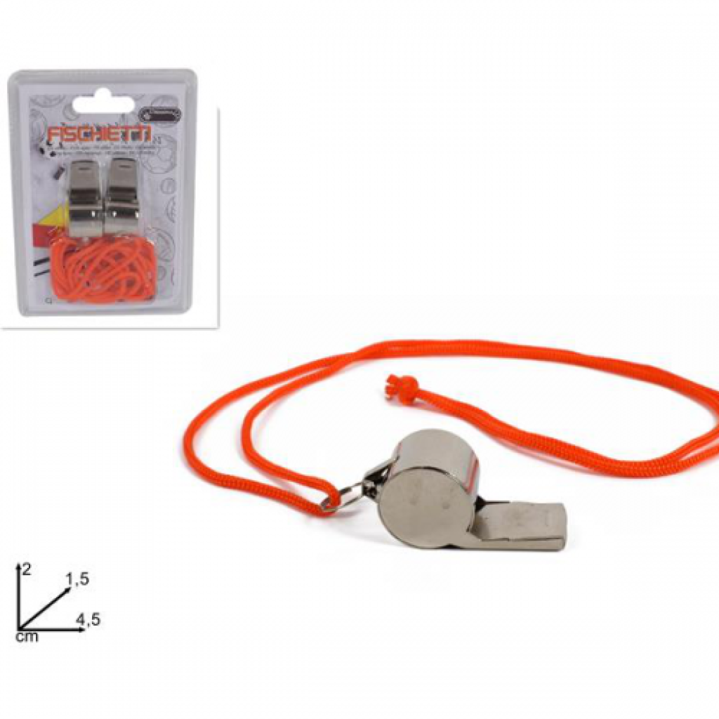 2 metal Whistles