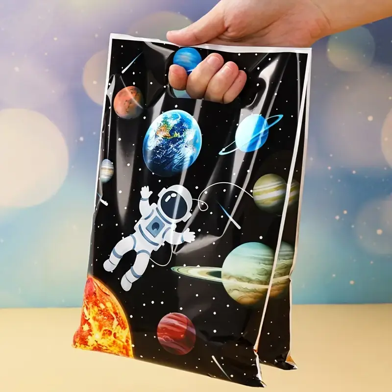 Thumbnail: Loot Bags Space Party Plastic 10pk