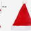 Thumbnail: Santa Hat Child Circumference 50cm W25cm x H35cm
