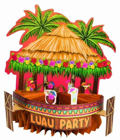 Luau Tissue Centerpiece 10