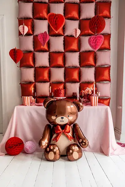 Thumbnail: Standing foil balloon Teddy Bear, 59x88cm, mix
Standing foil balloon Teddy Bear,