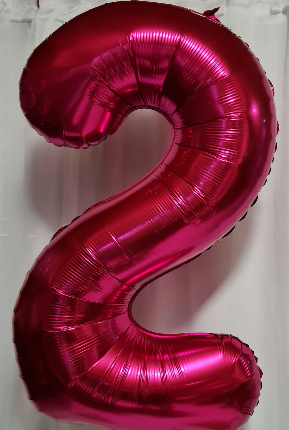 1 number 34" foil balloon including helium
