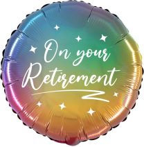 Happy Retirement Foil Balloon 18"