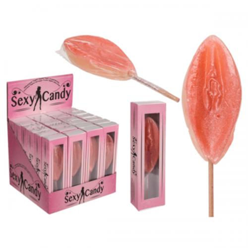 Vagina lollipop strawberry flavour candy