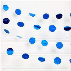 Thumbnail: Multi Coloured Glitter Hanging String Decorations - 2.1m