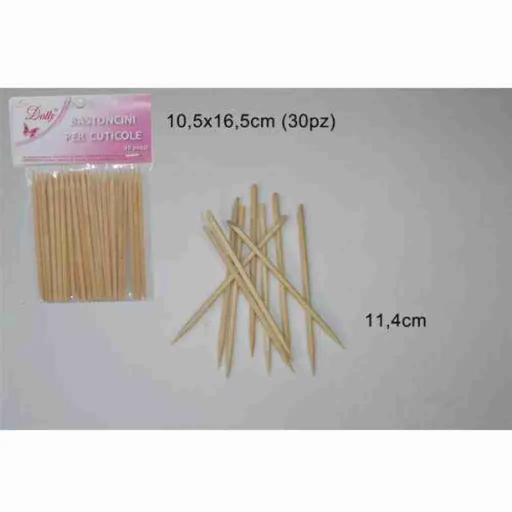 Wooden cuticle stick 30pz 