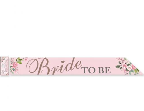 Bride To Be Paper Sash 1ct