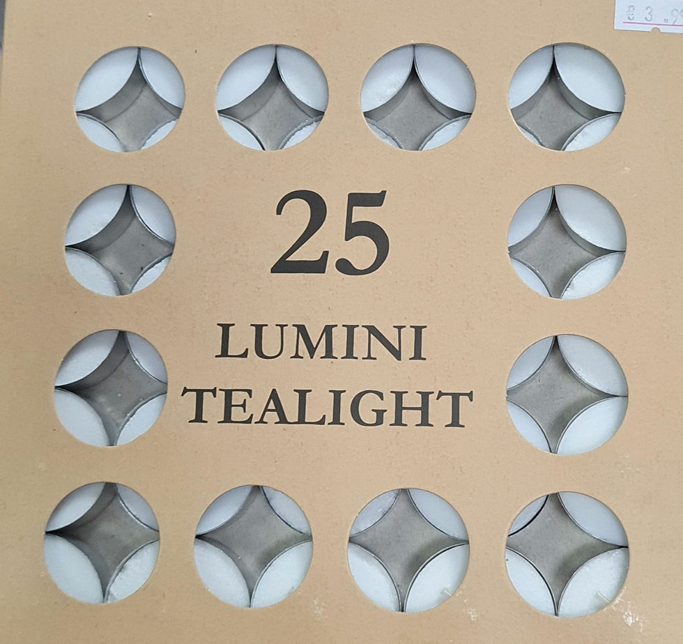 Tealight Candles 25pcs/ 1pkt