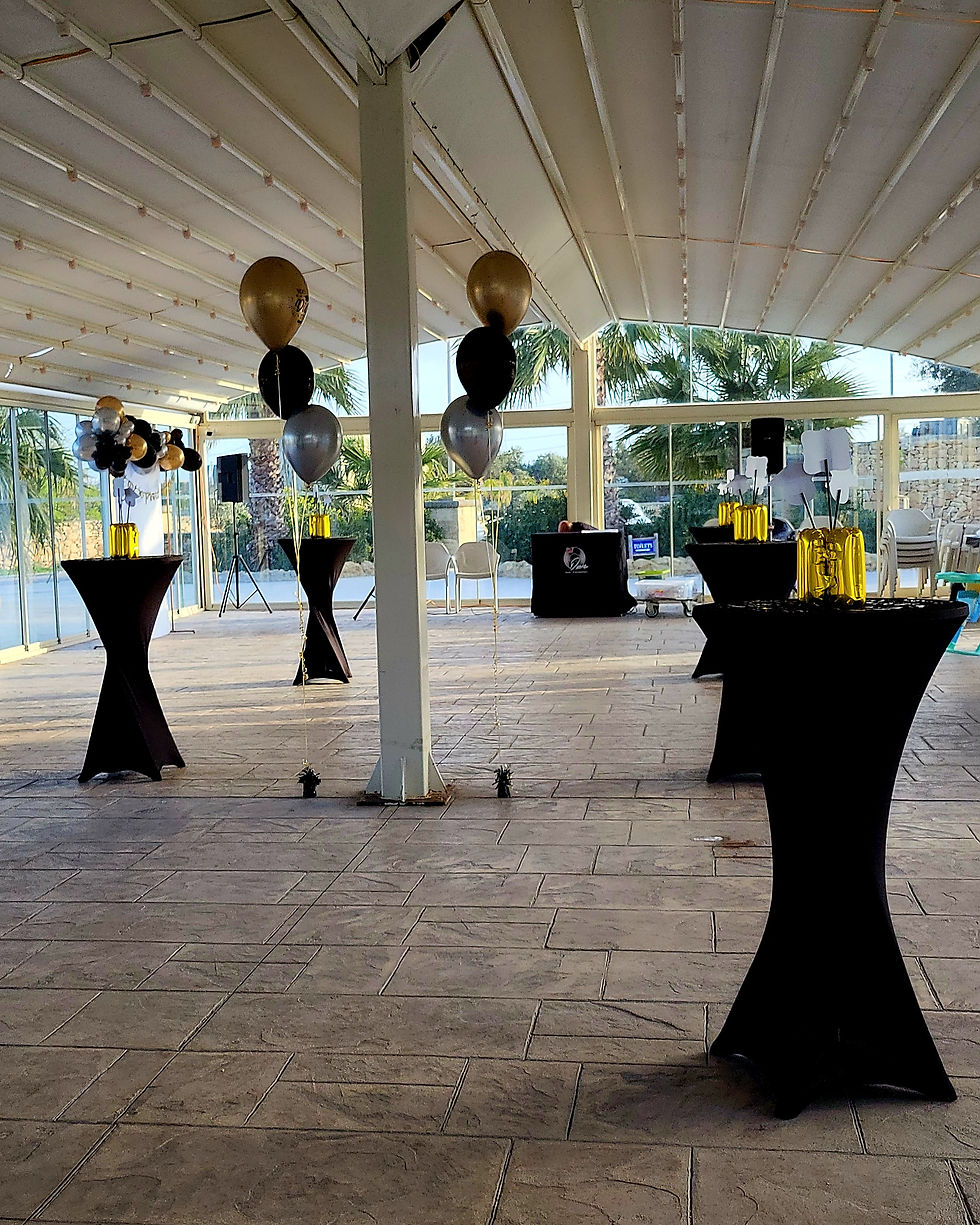 Thumbnail: Graduation party set up. Balloon arch.  Balloon arches on frame.Table de