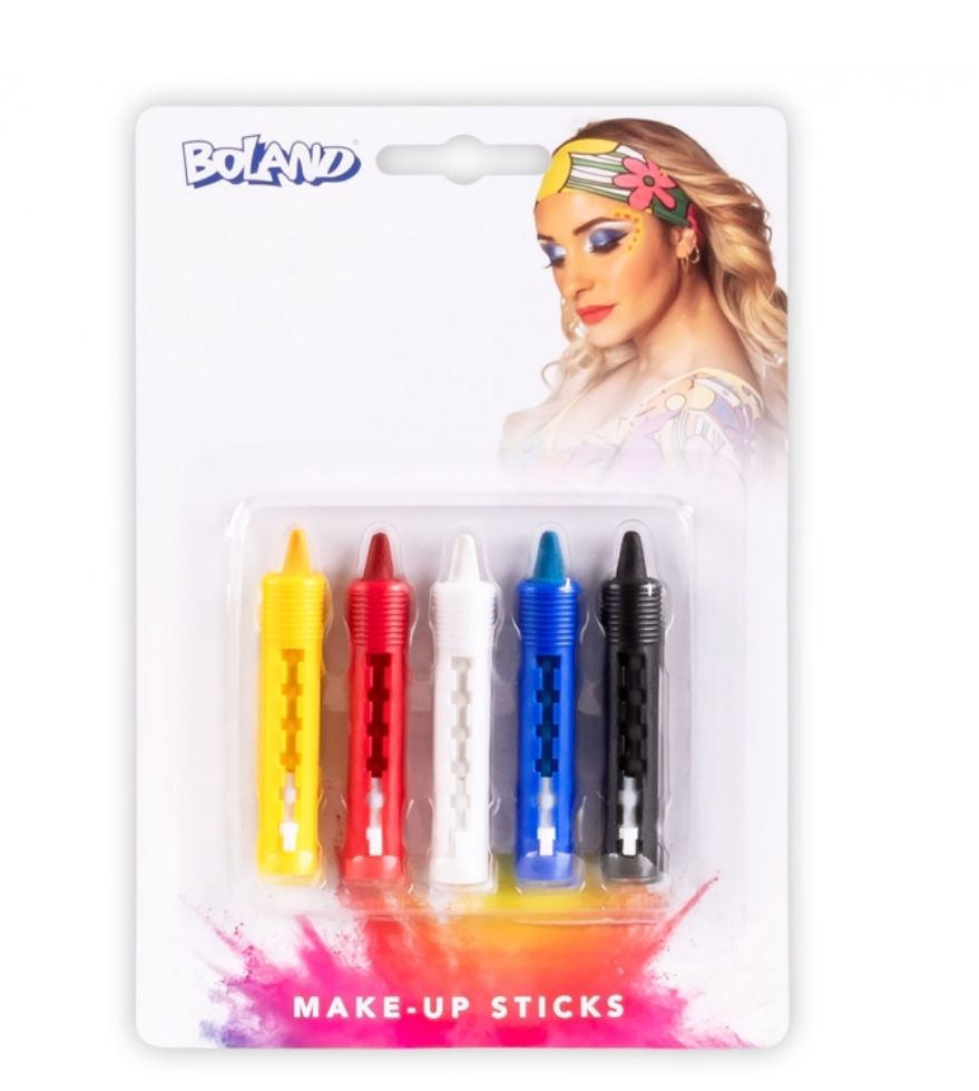 Make-Up Sticks Crayons Set 5pcs / 1pkt