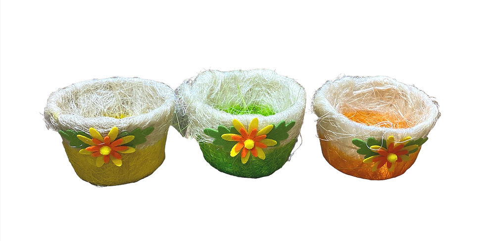 Easter Basket, dimension approx 12cm, 1basket / 1pkt
